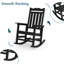 Chaise Adirondack berçante en plastique Anick-1357277753