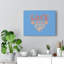Love Like Jesus Two Flowers - Wrapped Canvas Print