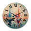 Horloge murale en bois massif Okan-920675805
