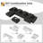 Viola 8 - Piece Upholstered Modern Sectional Sofa-1237748956