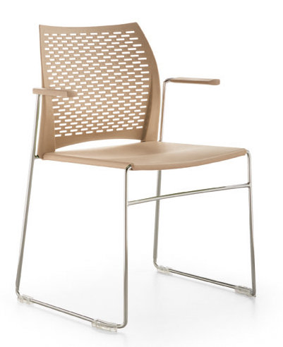 Chaise d'invité à traîneau réseau, Sable