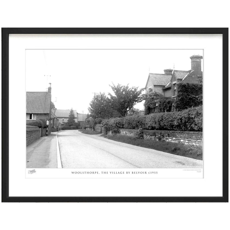 Woolsthorpe, The Village By Belvoir C1955 by Francis Frith - Single Picture Frame Print, 40cm H x 50cm W x 2.3cm D