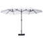 Parasol extérieur rectangulaire en acier de 15 pi Outsunny-1371144150