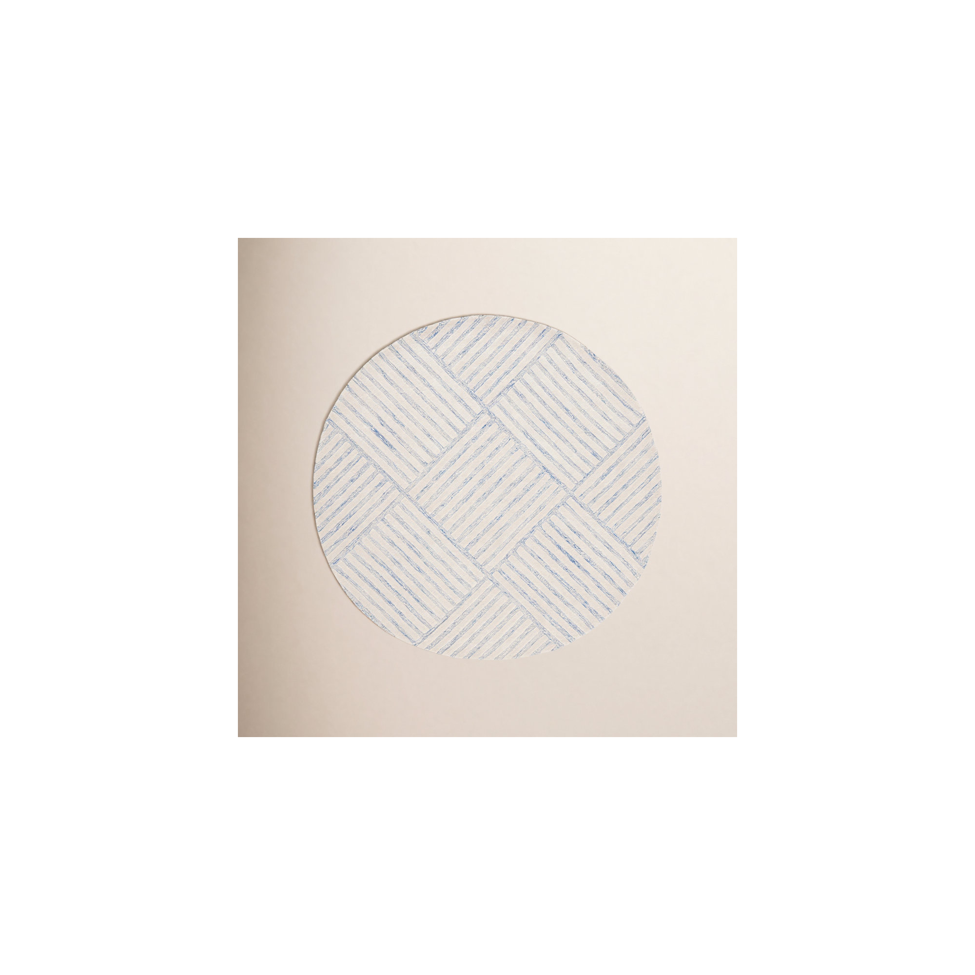 Asgari Handmade Wool Rug, Round 6'