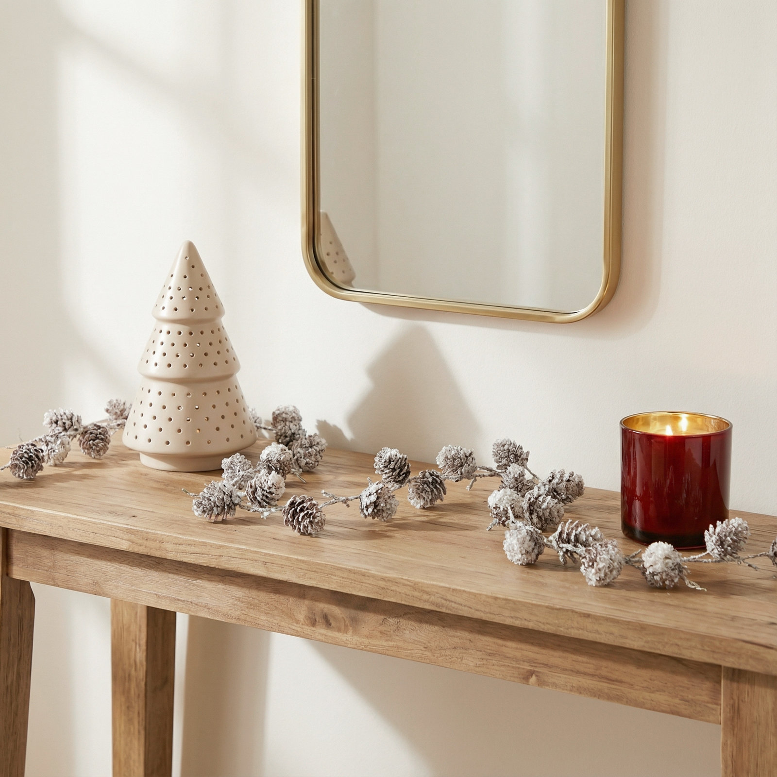 60'' in. Faux Pinecone Garland