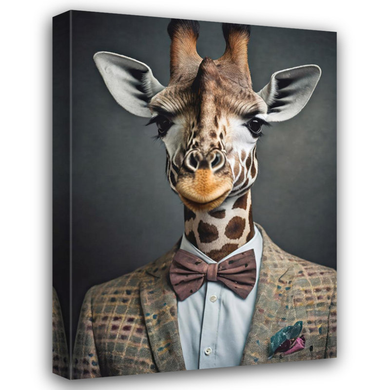 " Giraffe ", 24" H x 20" W