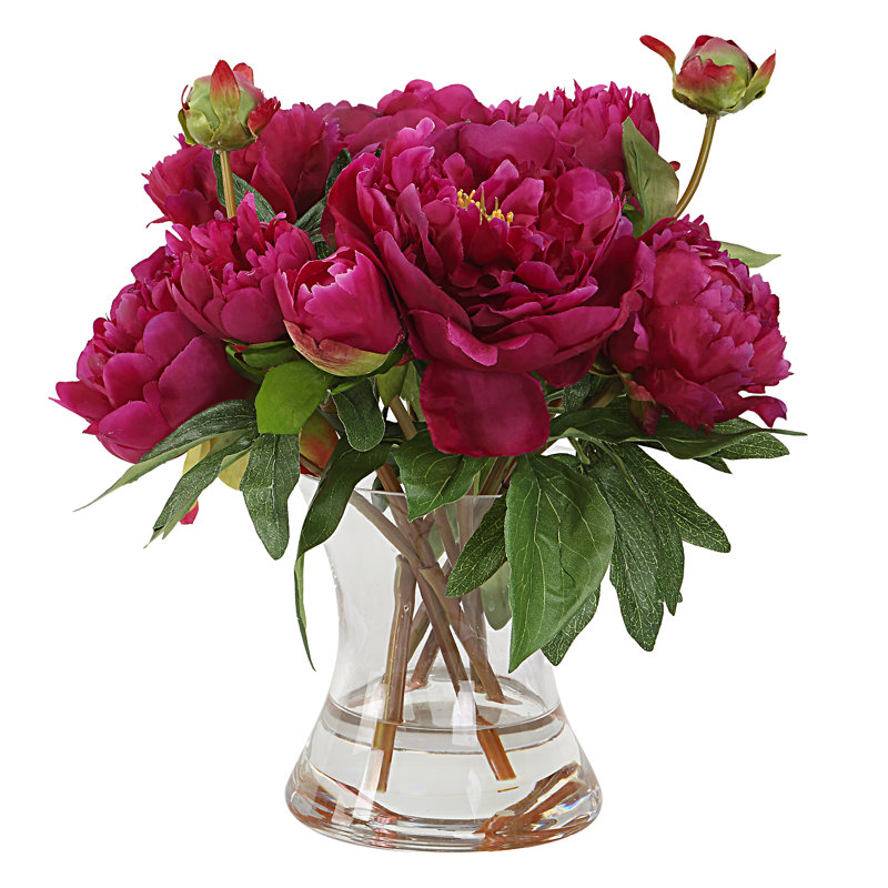 Peony Arrangement in Vase