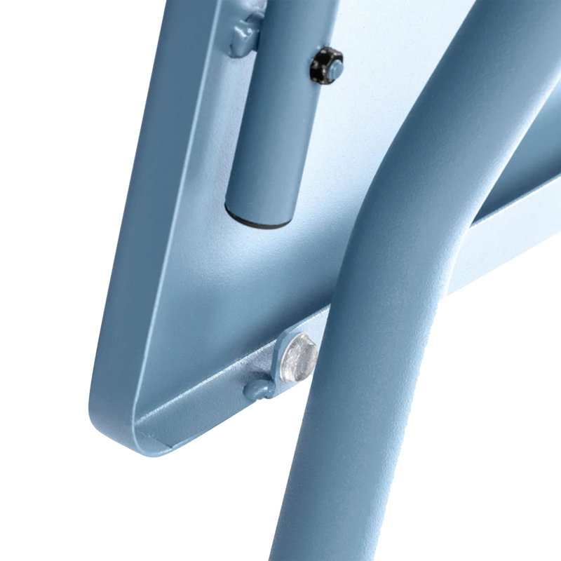 27.56'' Rectangular Folding Table, Sky Blue