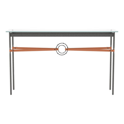 54 in. Glass Console Table