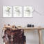 «Herbal Botanicals Pattern Single Photo Frame» par Roozbeh, 3 pièces sur toile-1426517639