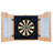 Trademark Global Bristle Dartboard And Cabinet Set (Darts Included)