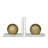 Marble Orb 7 lbs Decorative Bookends Set-92953851