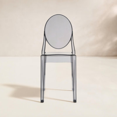 Ghost Stackable Patio Side Chair