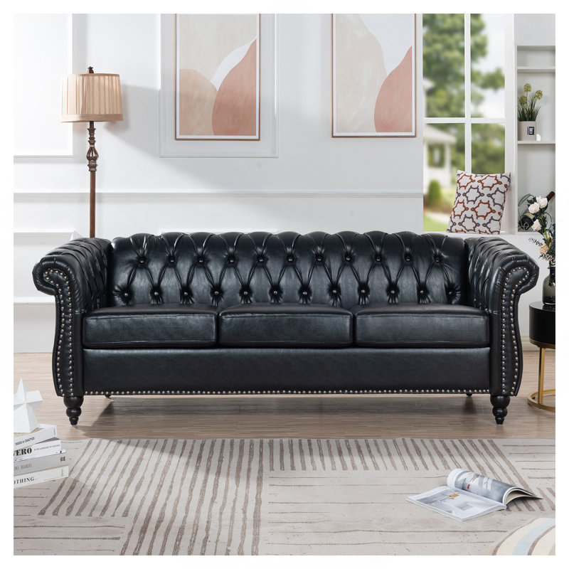 Canapé Chesterfield 84,65 po.