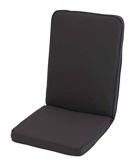 Dining Chair Seat/Back Cushion, Charcoal Grey