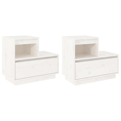 McNab 60cm W Solid Wood Bedside Table