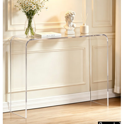 AYONA Fully Assembled Acrylic Console Table