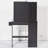 29.2" Small Size Left Drawer Desktop Vanity Table + Cushioned Stool, 2 AC+2 USB Power Station, Hair Dryer Bracket, Extra Large Touch Control Sliding LED Mirror, Tri-Color Switching, Brightness Adjust-608662248