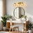 4-light Dimmable Vanity Light With Amber Vintage Floral Tulip Glass Shade-1621264807-1613618702