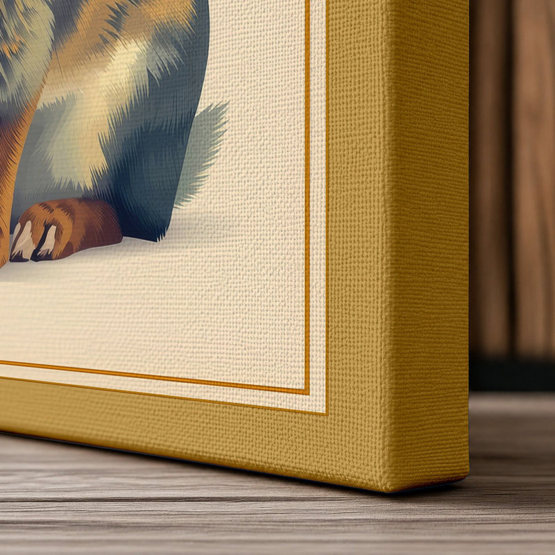 Print, 18x12 - 45.7 x 30.5 cm, Ochre Border