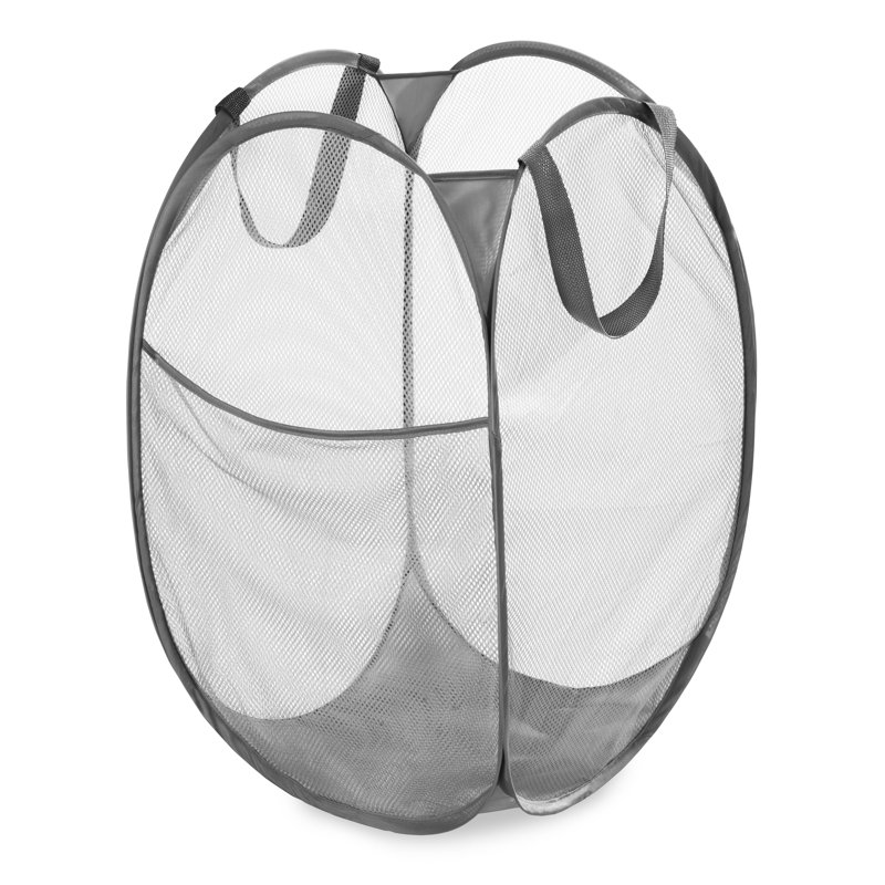 Panier à linge Pop & Fold, Gris