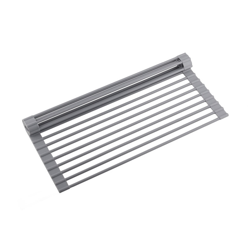 17" Stainless Steel Roll-Up Over-Sink Drying Rack