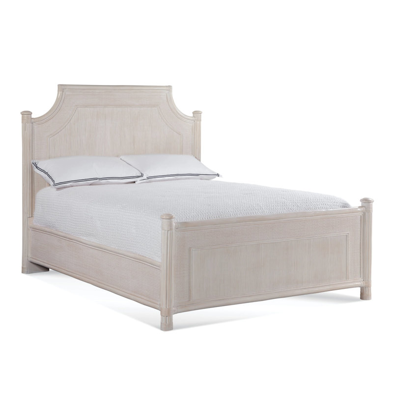 Summer Retreat Rattan Bed, Willow, Queen