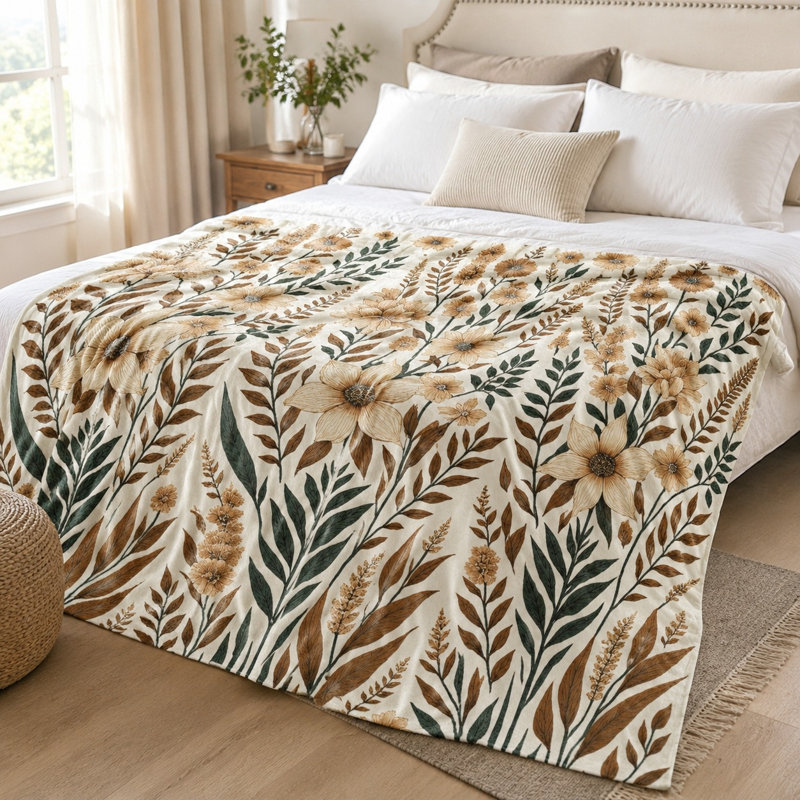 Jeté douillet en flanelle Cozy, 60" L x 50" W
