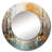 Birch Reflections I - Tree Birch Round Mirror Wall Decor-99620008