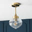 Rodolfo Glass Semi Flush Mount-999981398