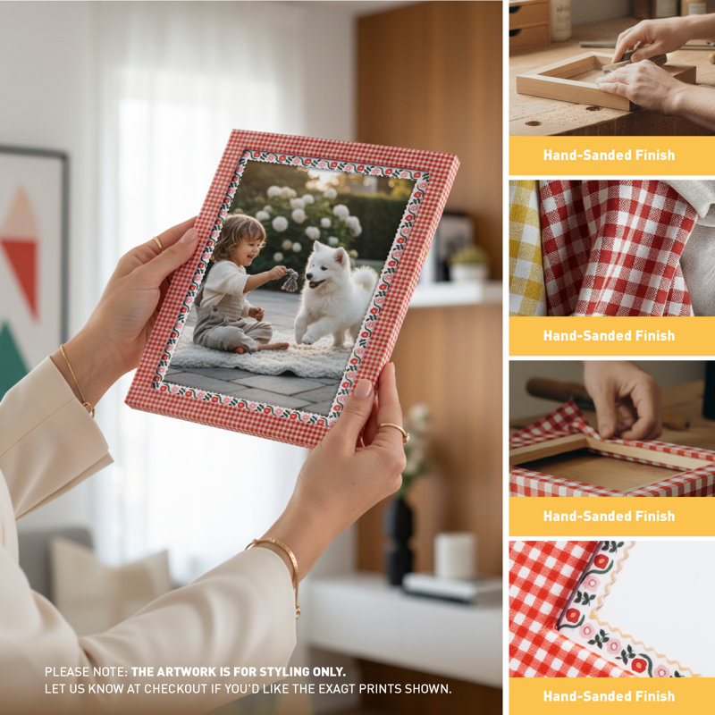 Colourful Picture Frame for Wall, Red, 8" x 10"