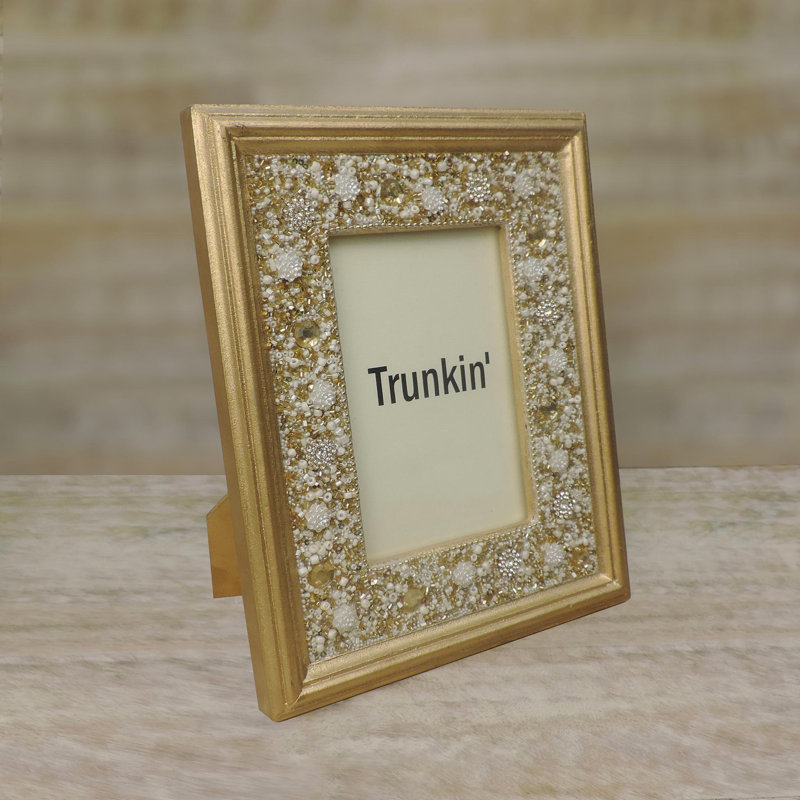 Culbert Wood Single Picture Frame, Gold, 4" x 6"