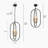 Kaylaa 4 - Light Moden Gold Black Lantern Geometric Chandelier