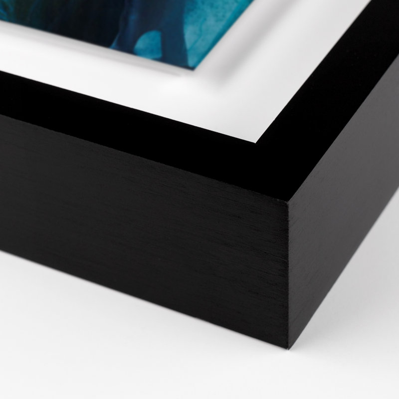 «L'intelligence» par Kim Whiteside - Reproduction d'art sur papier encadrée, Noir, H 60 po x l 47 po x P 2,5 po