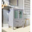 Meuble-lavabo gris foncé 24 po X P 18,25 po D, dessus en céramique blanche et ensemble de robinet-117970871-117970868
