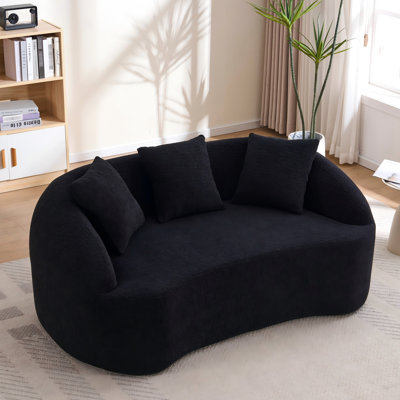 Upholstered " Chenille Loveseat