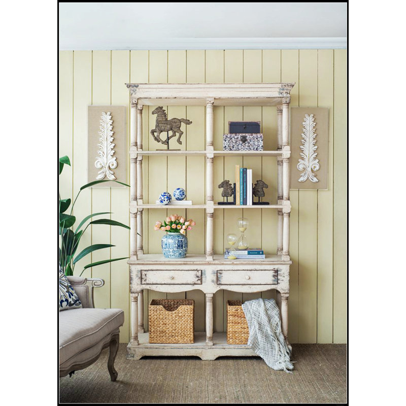 Bibliothèque en bois Adela French Country