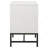 Yountville White 2-Drawer Nightstand Bedside Table