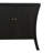 Black 4-Door With Wooden Arc Legs - Advanced Storage Cabinet Bronze Handles Refined Industrial 4 Doors & Shelves And Clasps-764162689