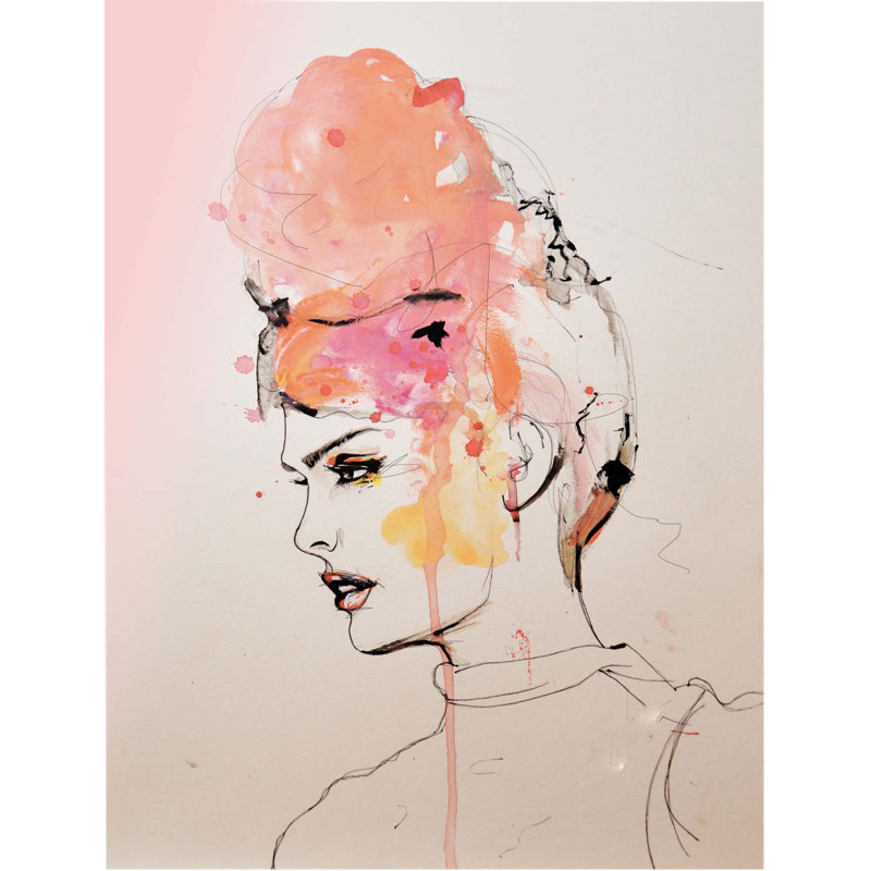 Insouciant, 40" H x 30" W x 2" D