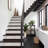 Abstract Checkered Pattern Stair Riser Decals