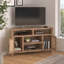 Meuble télé d'angle pour téléviseur de 55 po ou moins Columbia, 52 po, sans assemblage requis, finition bois de grange