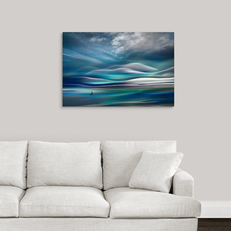 " Sailing " by Ursula Abresch, 24" H x 36" W x 1.5" D