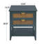 Table d'appoint 2 tiroirs-199752268