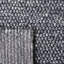 Tapis gris foncé fait à la main Elle-220618395