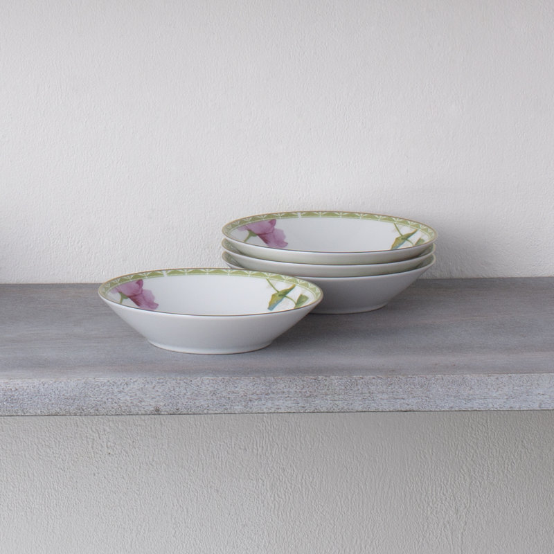 Noritake Poppy Place Fruit Bowls, 5-1/2", 4 oz.