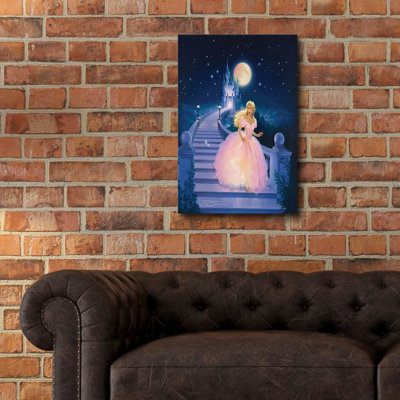 « Cendrillon » de Winston Porter, œuvre d'art murale sur verre acrylique, 40,6 cm x 61 cm