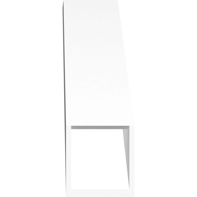 Support de genou traditionnel en PVC de qualité architecturale, H 16 po x l 5 po x P 16 po
