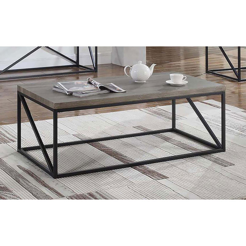Mckay Single Coffee Table, Light Gray