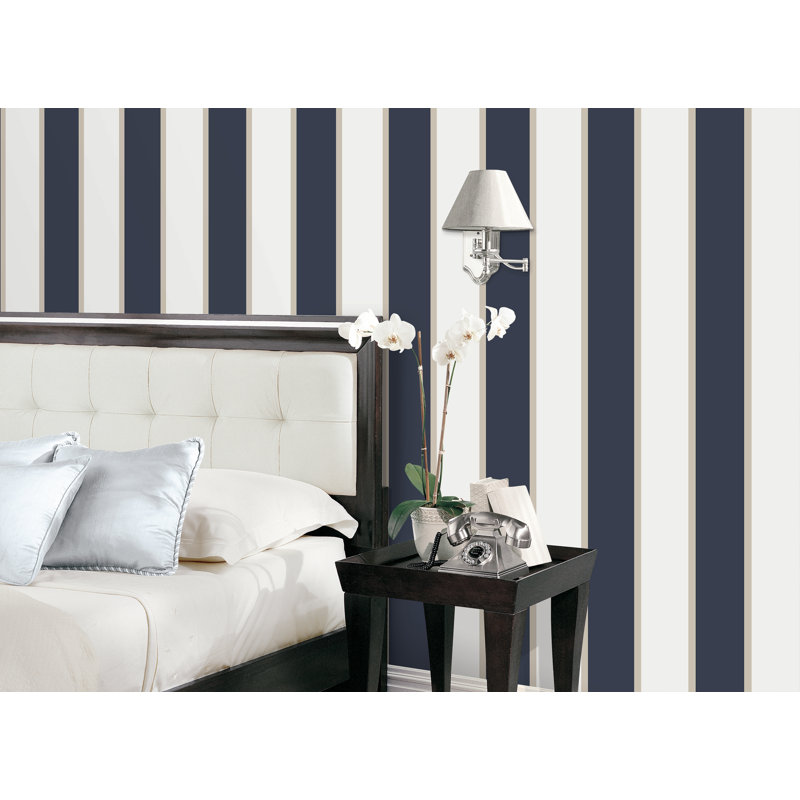 Rouleau de papier peint Smart Stripes 3, Bleu